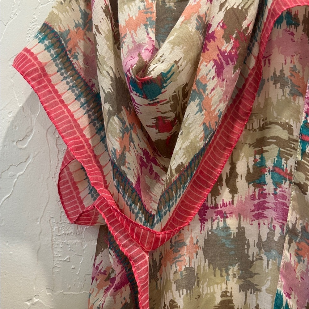 Multicolor Patterned Women's Shawl - Picture 5 of 6